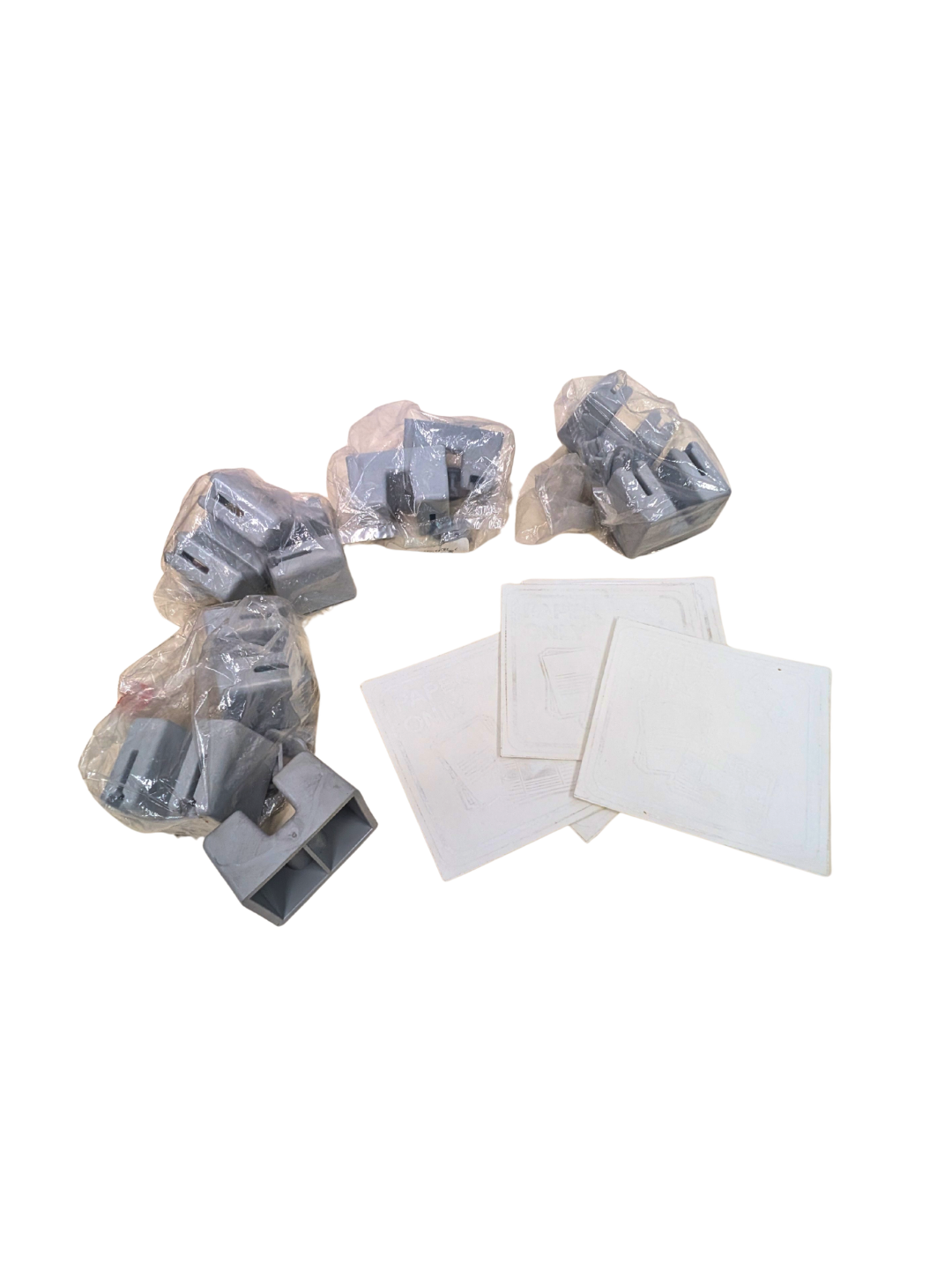 Commercial Waste Watcher recycling station bundle with modular bin connectors