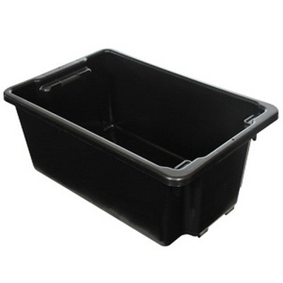 AP10RBLK - 52L Stack Nest Crate Recycled Materials Black