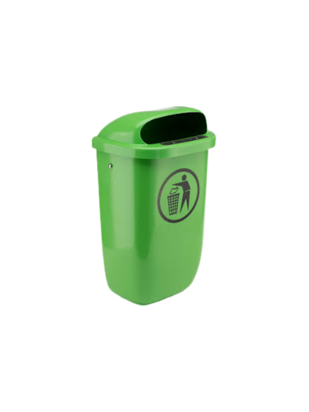 50L SULO Wall Mounted Litter Bin | Outdoor Waste Bin