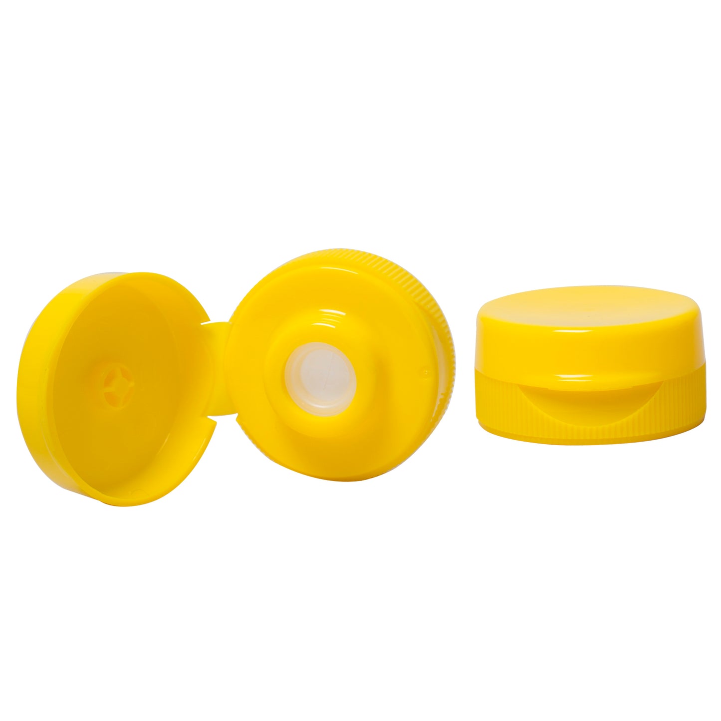 38mm Food Grade Squeeze Cap | Yellow Honey Bottle Cap