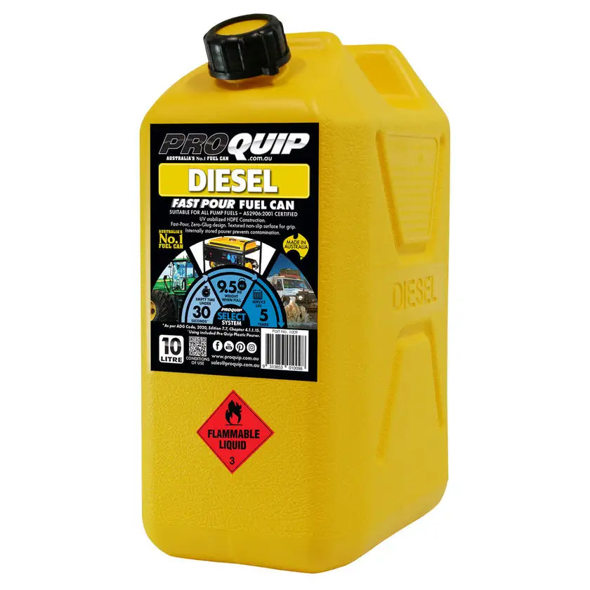 10L Diesel Fuel Can Yellow