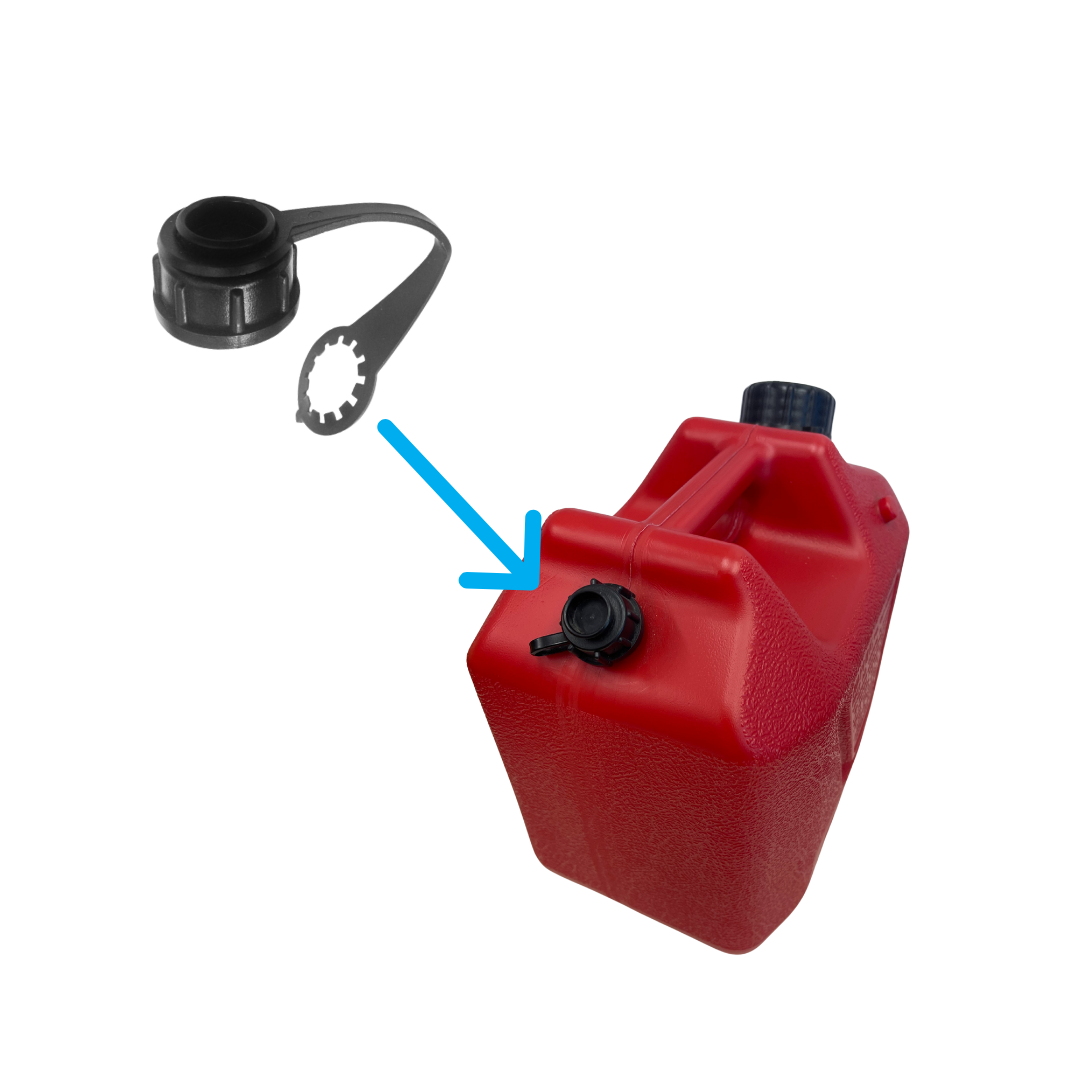 Small Black Fuel Can Closure / Screw Cap