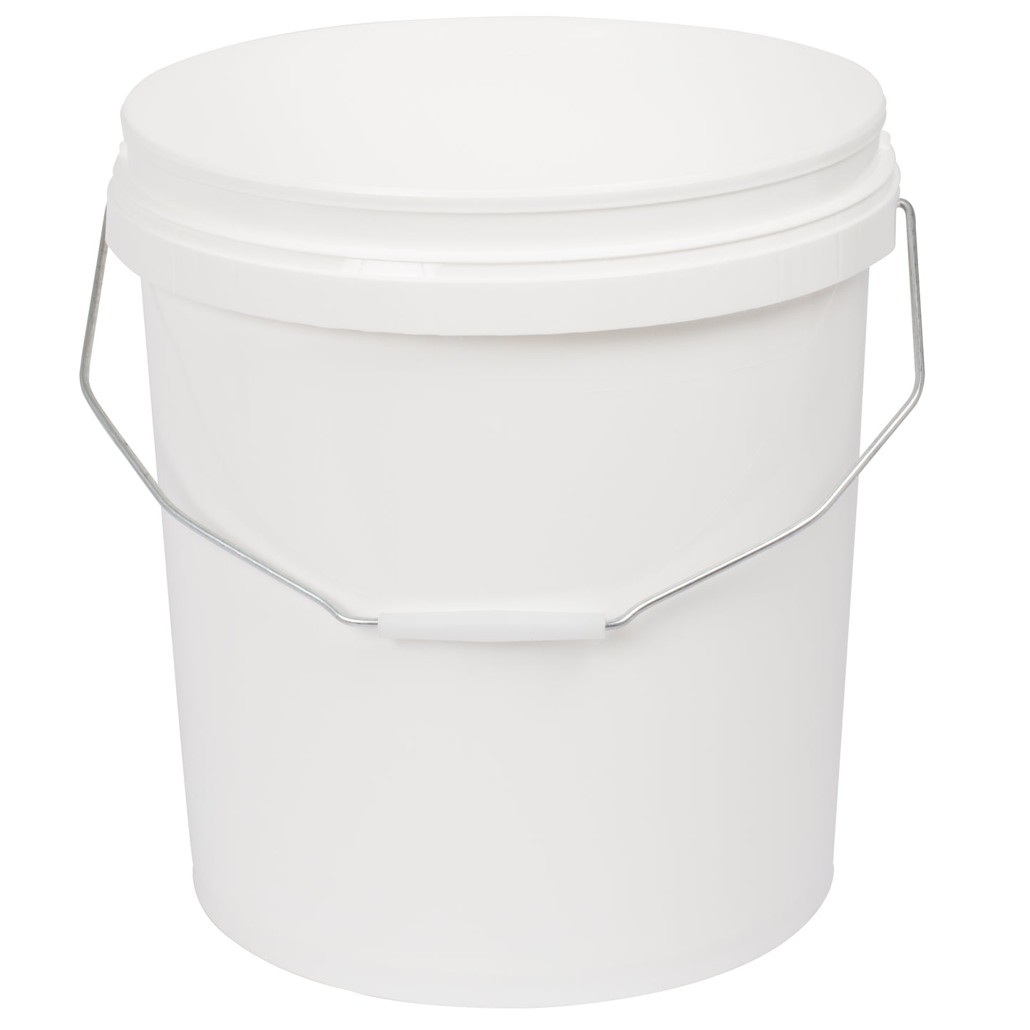 NCIP15LWH - 15L White Pail T/E Sleeved