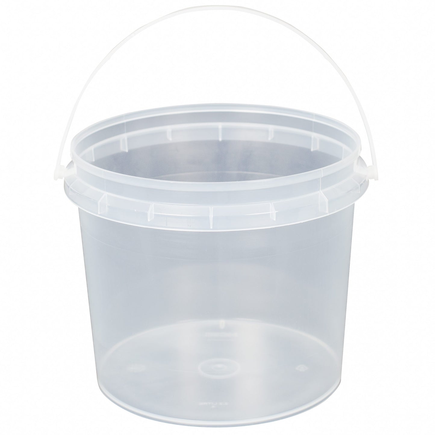 2.2L Food Grade Tamper Evident Pail | Clear PP Plastic Container