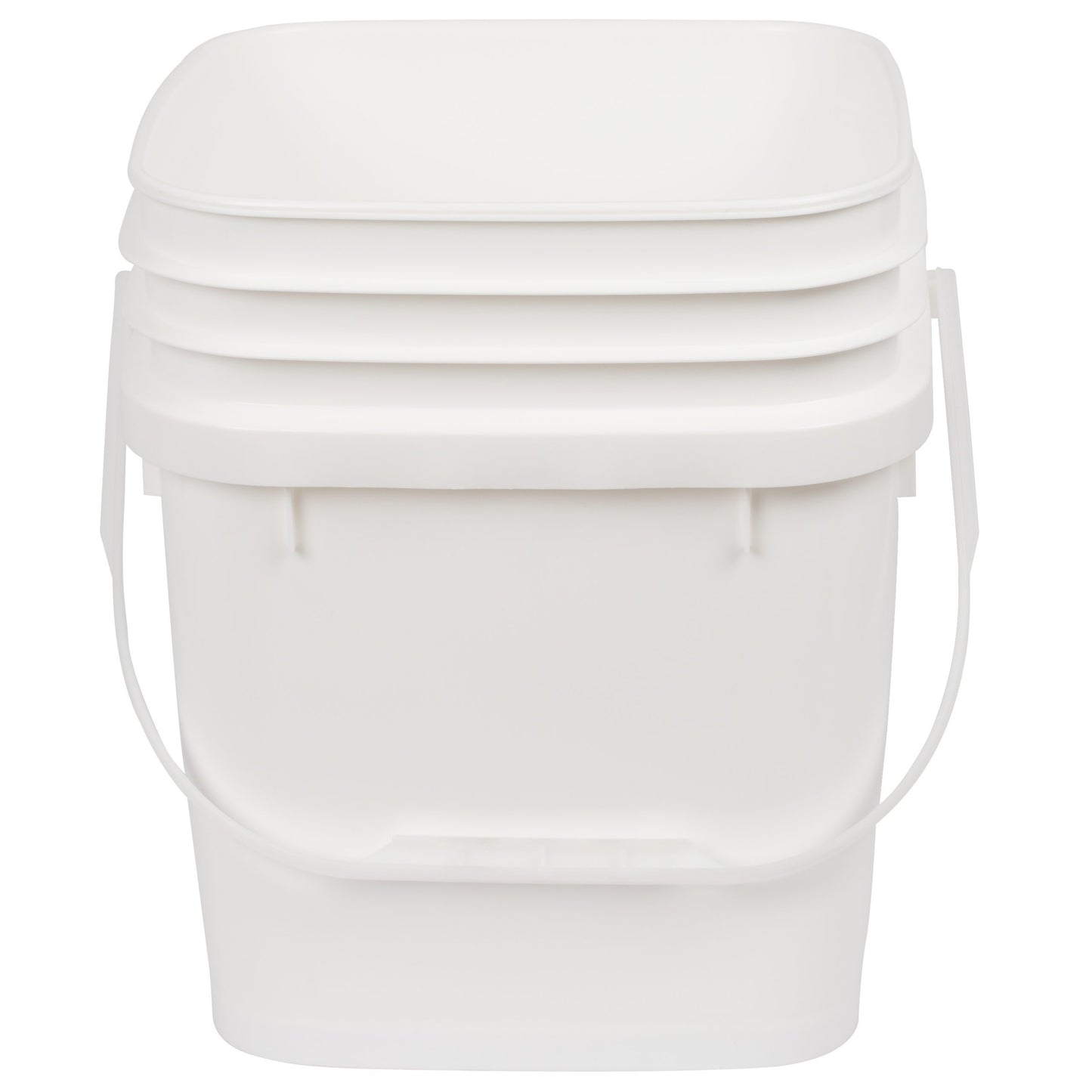 RP15LSQWH - 15Lt Square Pail White Baroda