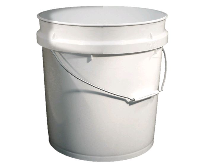 RP15LWH - 15L Pail White T/E Premier