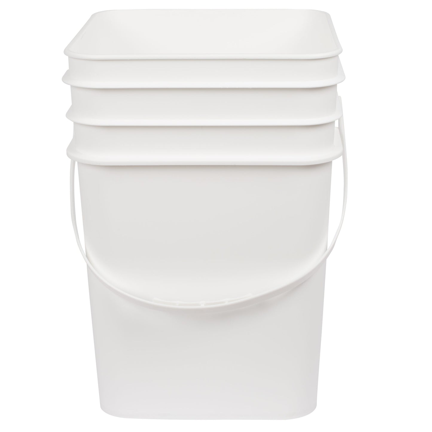 VP20LSQWH - 20L Square Pail White
