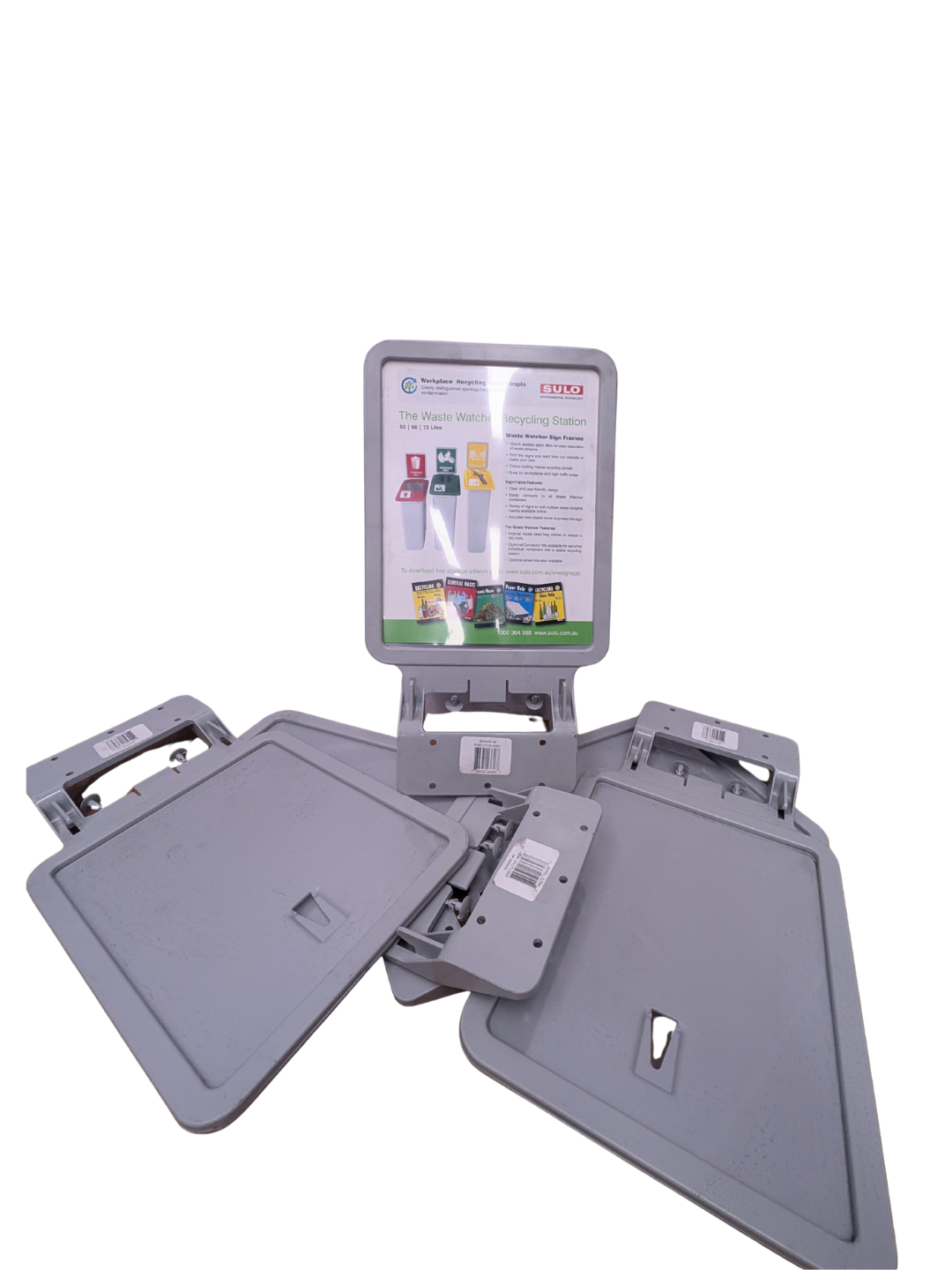 Waste Watcher A4 Bin Sign Frame | Recycling Bin Sign Holder | *Ex-Brisbane Special*