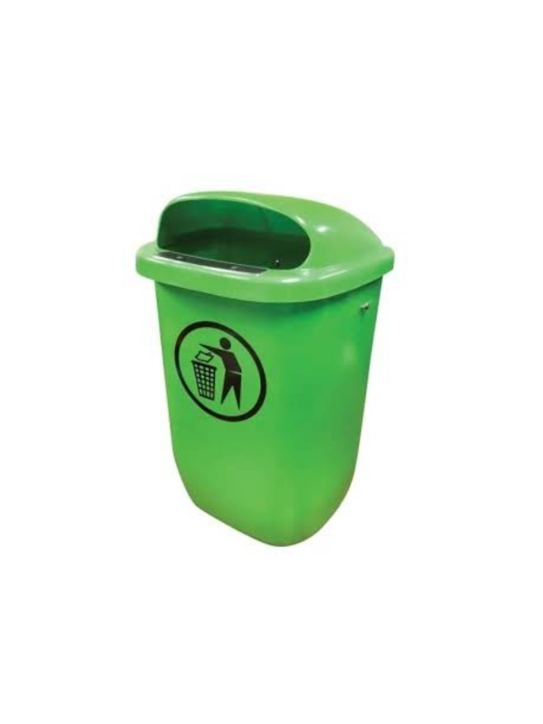 50L SULO Wall Mounted Litter Bin | Outdoor Waste Bin