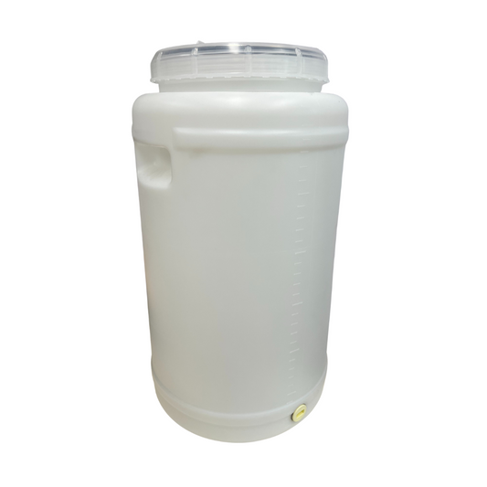 30L Natural/Black Carboy with Lid