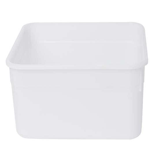 2.5L Food Grade Square Container & Lid | Natural PP Storage Container