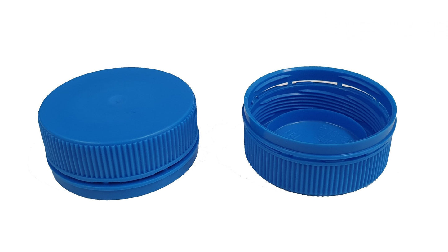 CAP38MMMILKDKBLU - 38mm Blue Snap Lock Milk Bottle Cap
