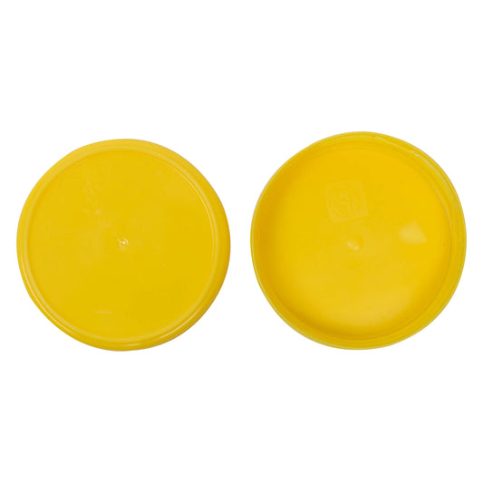 70mm Food Grade Tamper Evident Cap | Yellow Plastic Screw Lid