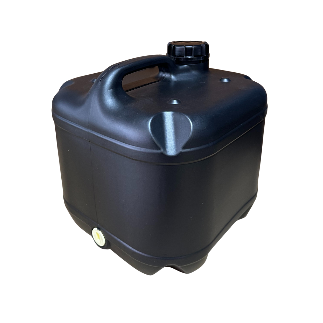 15L Squat Cube Black DG - No Cap (VIC ONLY)