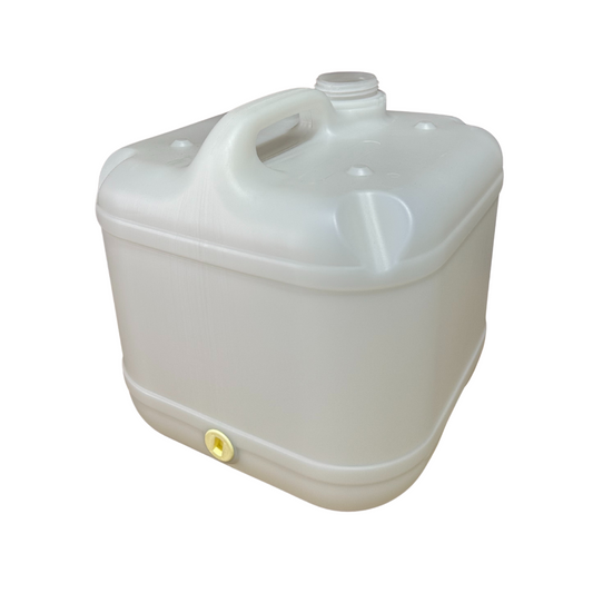 15L DG Cube | Natural HDPE Container | Brisbane & Sydney Range