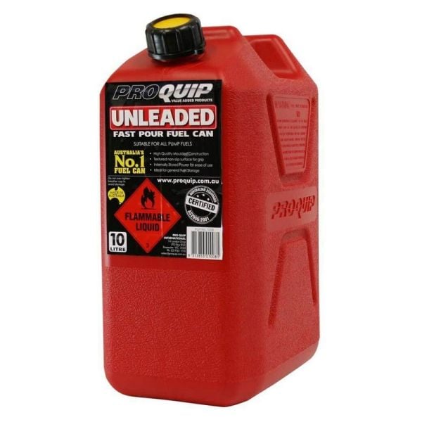 10L Petrol Fuel/Gas Can Red