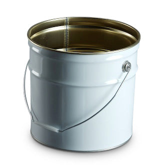 GGP11WOSLISDG - 11L White Pail Metal No Lid