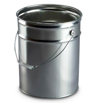 GGP20PBSDG - 20L Metal Pail No Lid DG