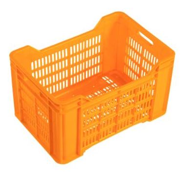 IH037ORG - 44L Ventilated Crate Orange