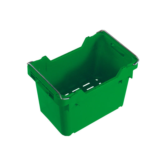 IH512 - 36L Open Produce Crate Orange/Green (Shipped Ex Perth)
