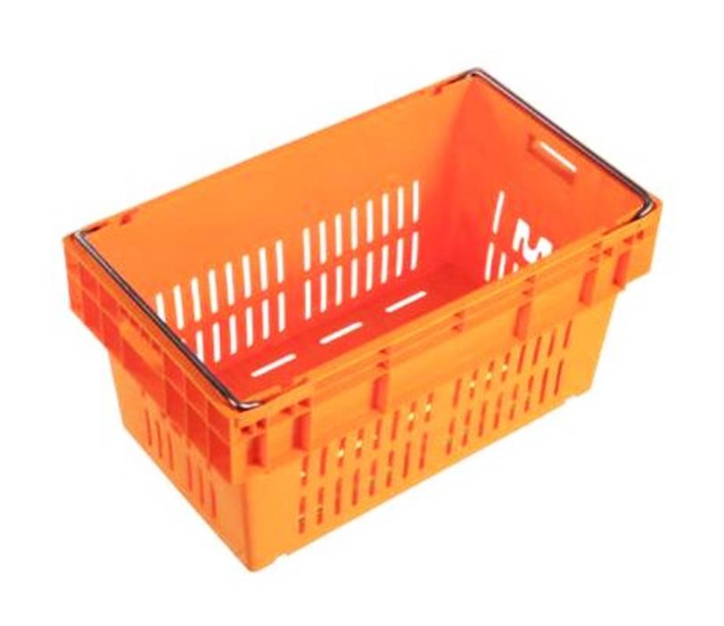 IH518ORG - 84L Produce Open Crate Orange (Shipped Ex Perth)