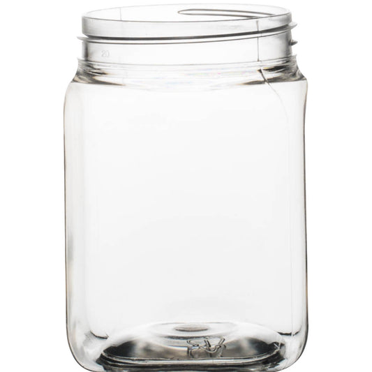 250g/200ml Food Grade Square Jar | Clear PET Honey Jar