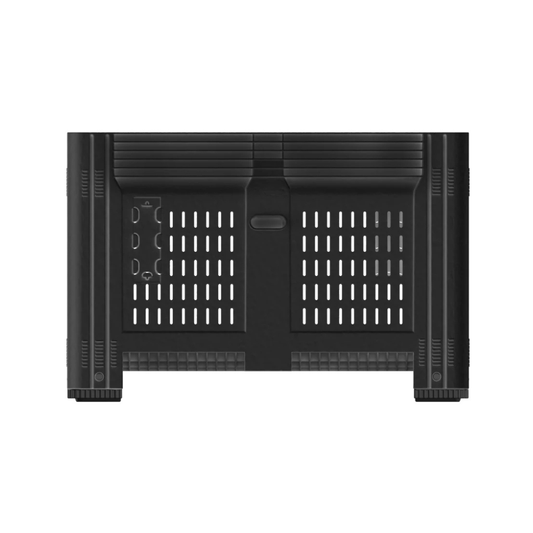 800L MegaBin Vented 50% Recycled Material Black