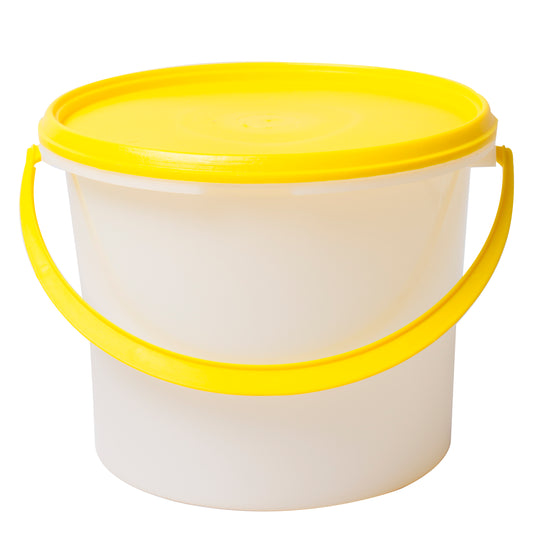 3kg Food Grade Honey Pot & Lid | Natural PET Honey Container