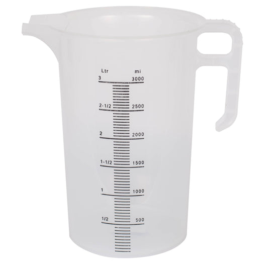 3L Food Grade Measuring Jug | Polypropylene Measuring Jug