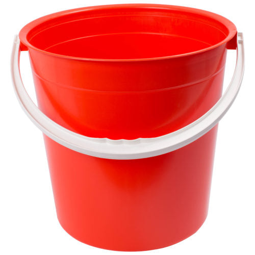 N151WH - 13.6L/3G White/Red Nally Bucket