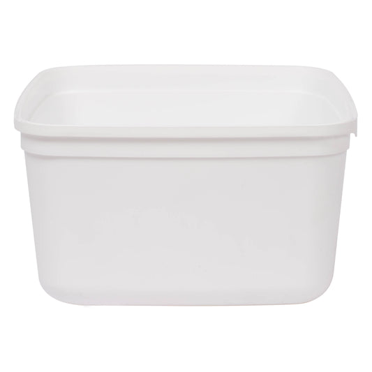 NCIICC2LWH - 2L Square Ice Cream Container White