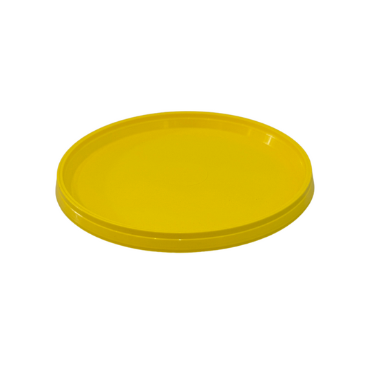 800ml Food Grade Tamper Evident Lid | Yellow PP Container Lid (Warehouse Clearance)