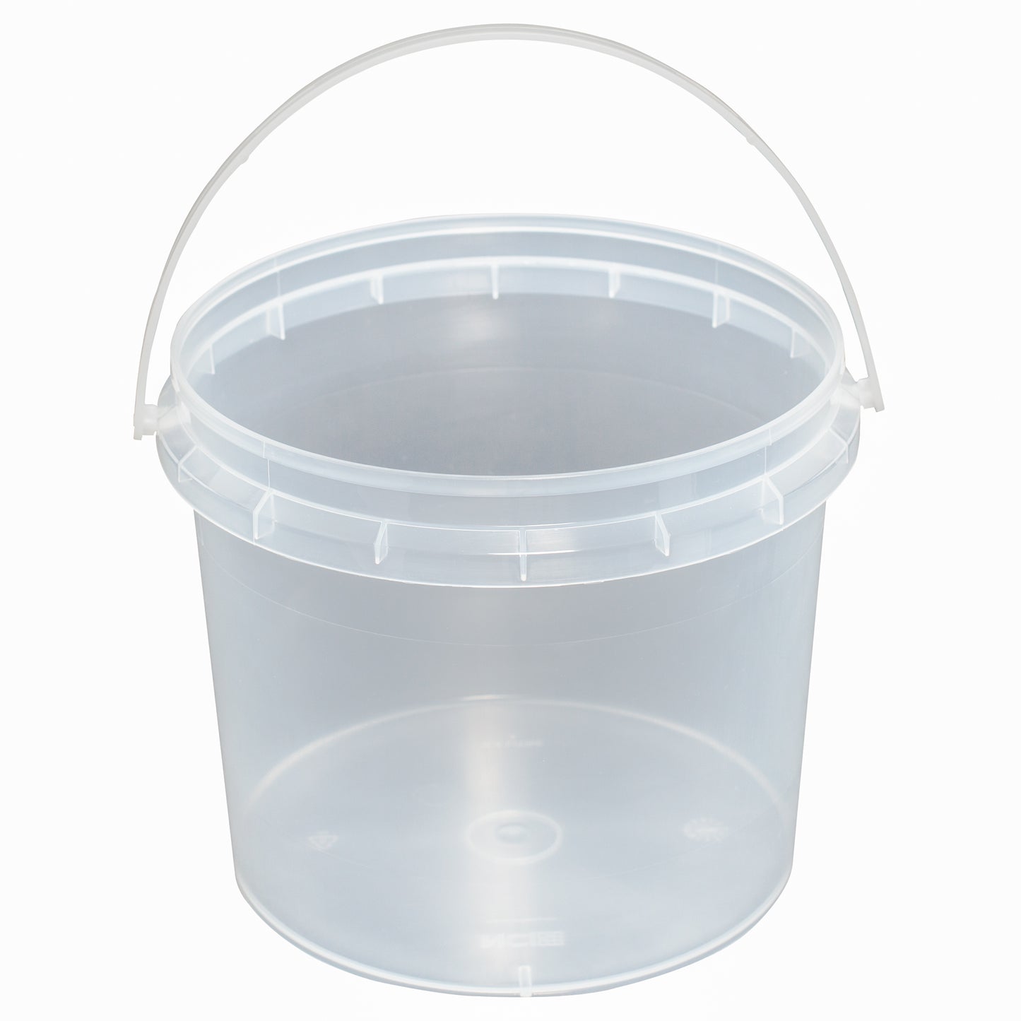 800ml Food Grade Round Pail | Clear PP Tamper Evident Container