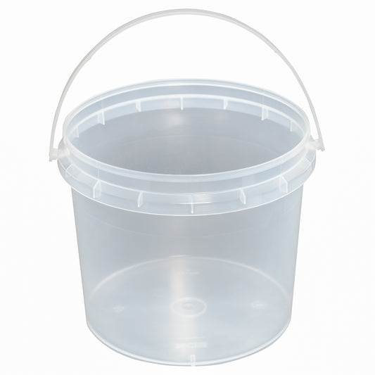 800ml Food Grade Round Pail | Clear PP Tamper Evident Container