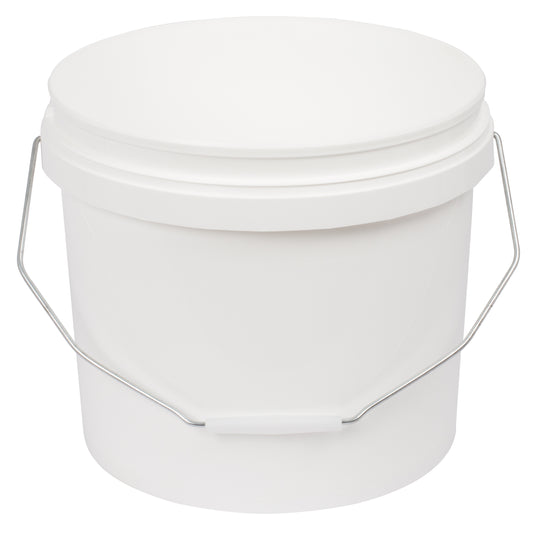 NCIP10LWH - 10L Pail White T/E Sleeved
