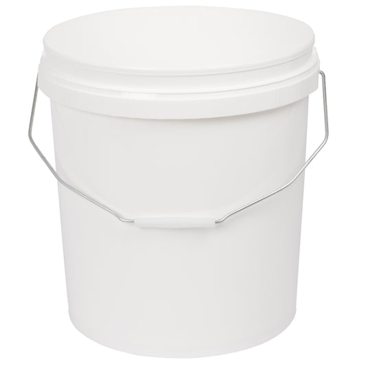 NCIP15LWH - 15L White Pail T/E Sleeved