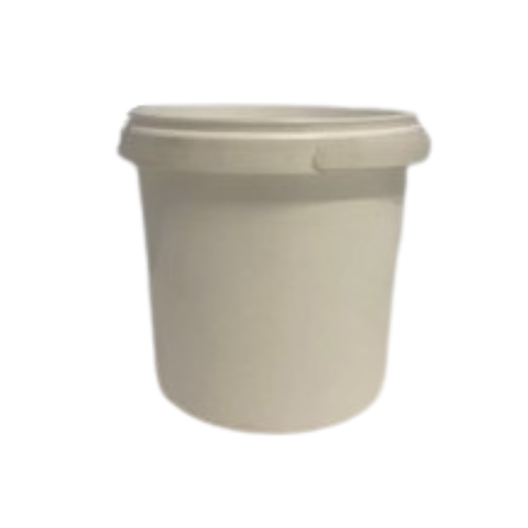 BP1.2LWH - 1.2L Pail White T/E Baroda Excl. Lid