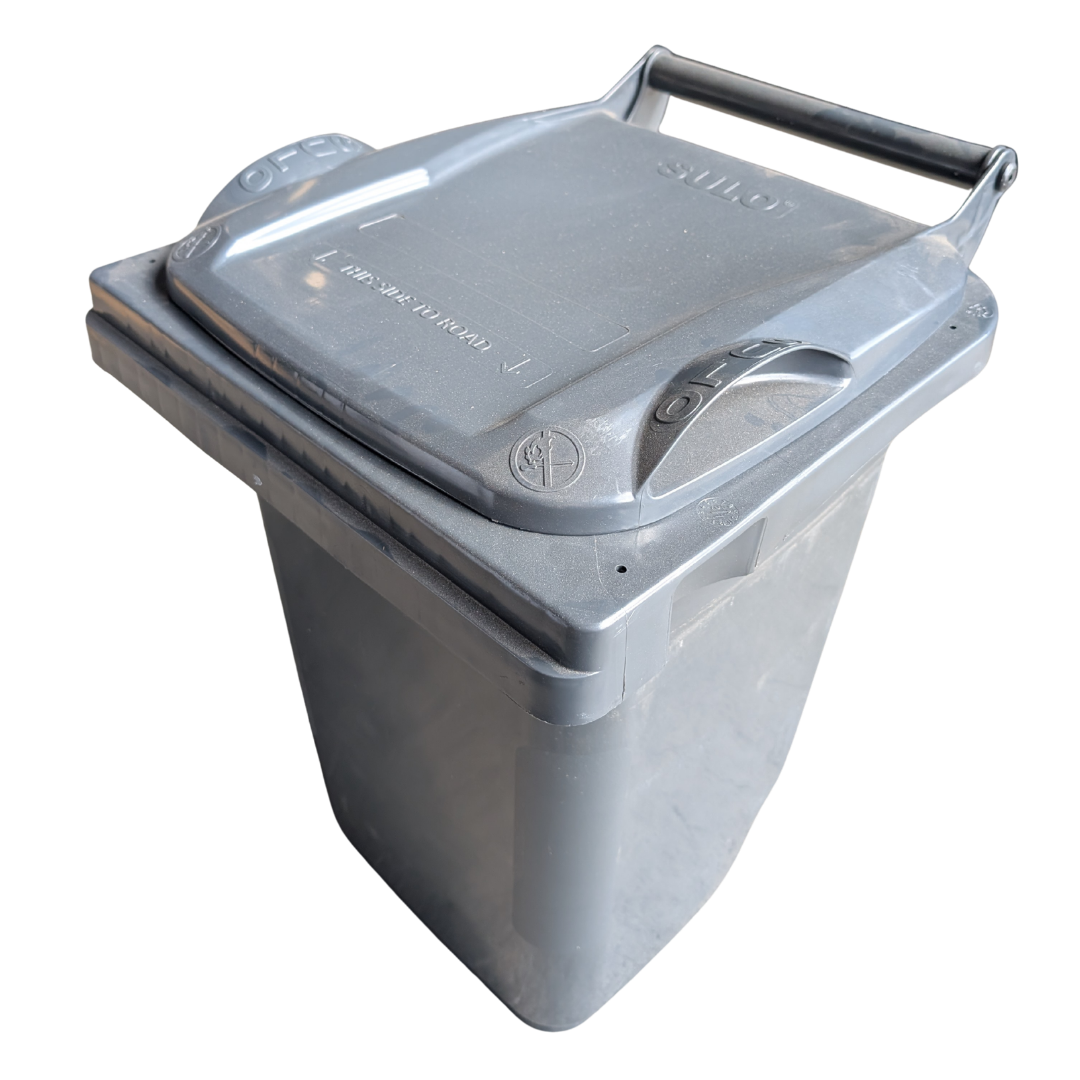 60L Wheelie Bin - Grey w/ Grey Lid *QLD ONLY SPECIAL*