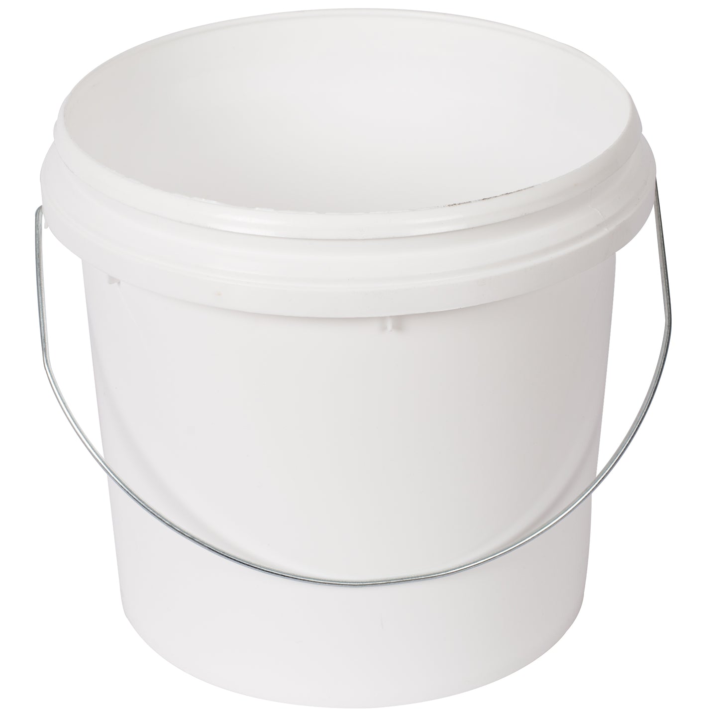 VP4LWH - 4L Viscount Pail White Metal Handle