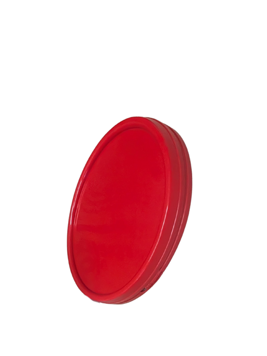 5L Food Grade Plastic Pail & Red Lid | PP Bucket | Warehouse Clearance
