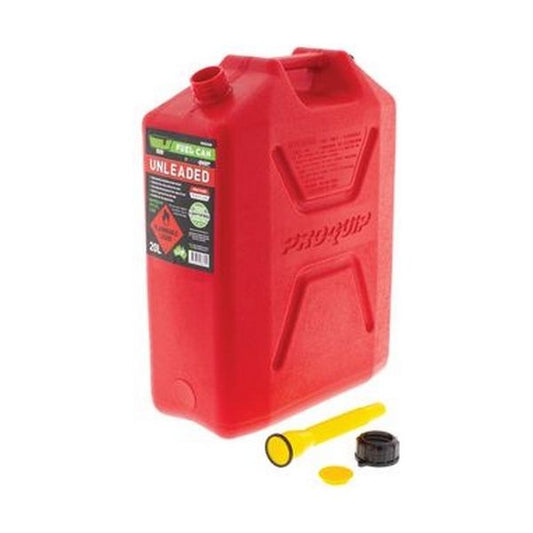 20L Unleaded Fuel/Gas Can Red