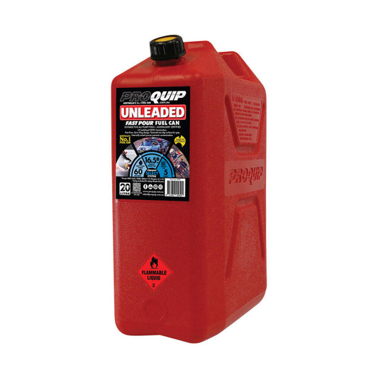 20L Unleaded Fuel/Gas Can Red