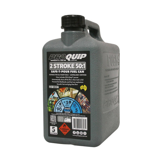 5L 2 Stroke Fuel Can Grey