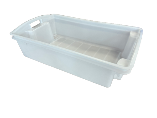 IH031 - 32L Fish Bin Natural w/ Drain Holes (Natural/Red)