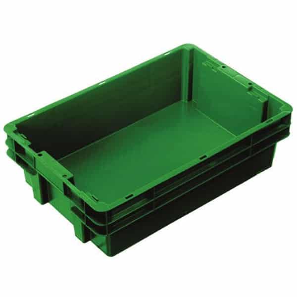 IH2260NAT - 26L Ribbed Solid Base/side (Natural/Green/Red)