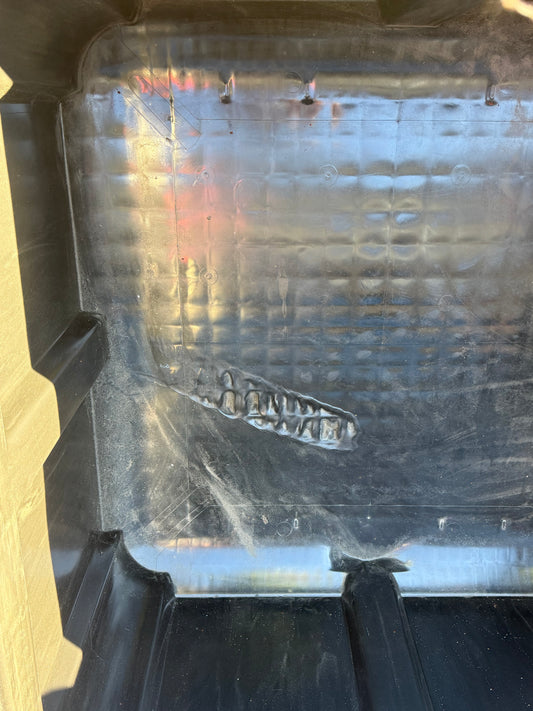 800L MegaBin | Solid Recycled HDPE Bulk Storage Container | Black | Warehouse Clearance